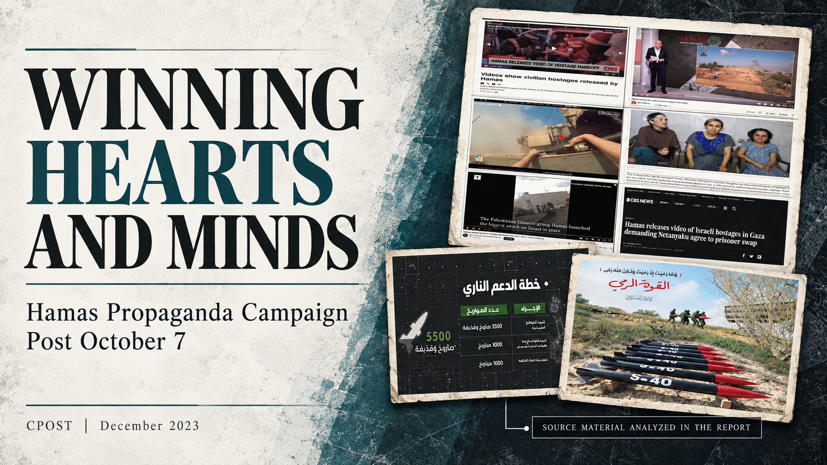Winning Hearts and Minds: Hamas Propaganda Campaign Post October&nbsp;7